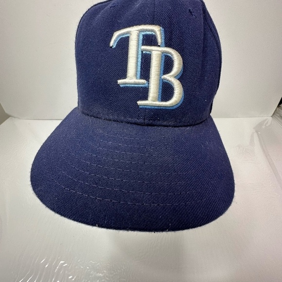 Tampa Bay Rays‎ Baseball Hat Flexfit Size 7 - Picture 1 of 7